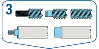 Step 3 - 选择梯形丝杠配置的末端加工或末端安装