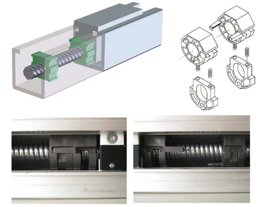 直线模组内部结构图